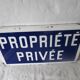 Private property sign