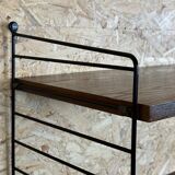 60's 70's oak string shelf module by Kajsa & Nils "Nisse" Strinning Sweden