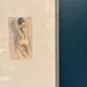 Swedish Watercolour on Paper “Nude Study” by Helge W. Högbom