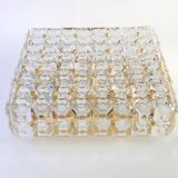 Large crystal faceted ceiling light by Kinkeldey, Germany, 1970s.