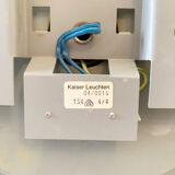 Yellow Metal Wall Light by Klaus Hempel for Kaiser Leuchten, 1970s