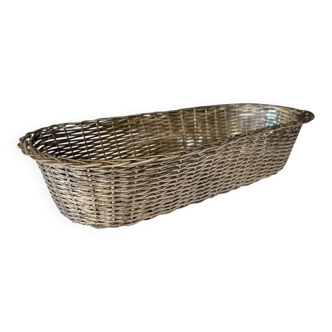 Bread basket, silver-plated