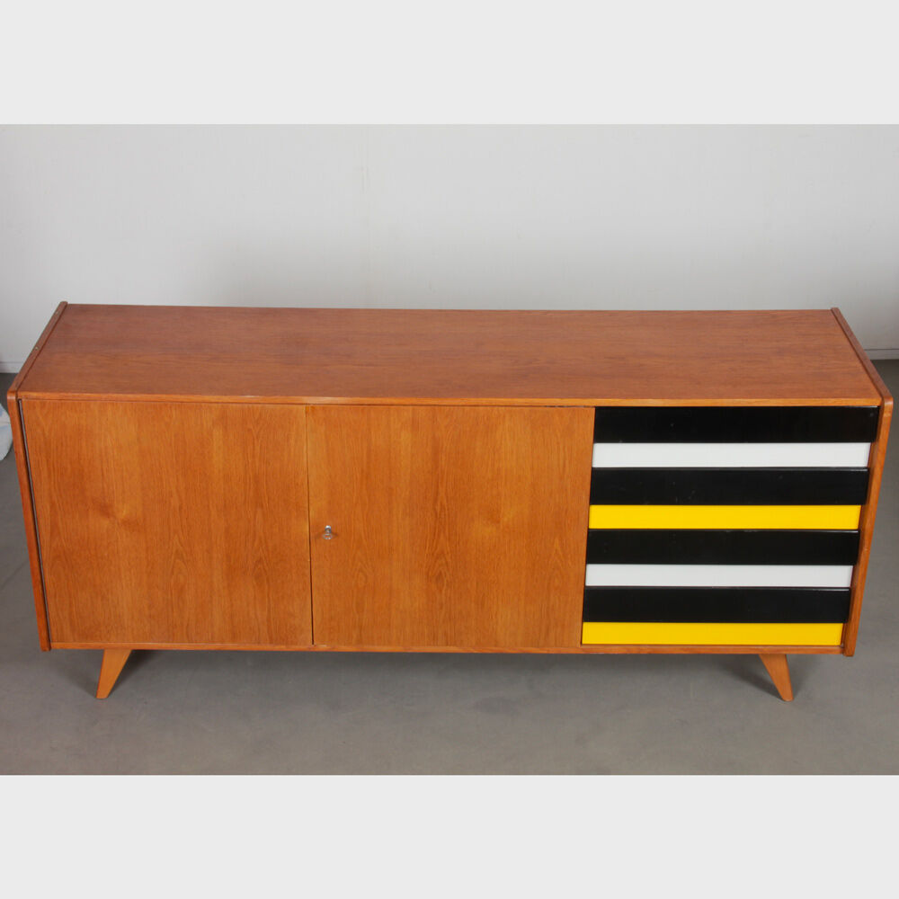 Oak enfilade by Jiri Jiroutek, model U-460, 1960