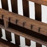 Rural Travail Populaire Shelving Unit, France, 19th Century
