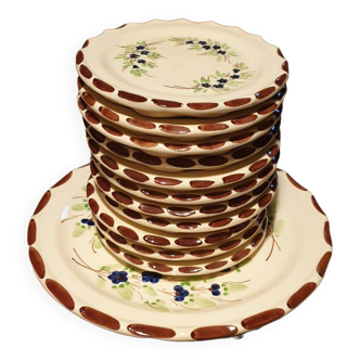 Vintage dessert plates