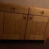 Commode en pin designer Charlotte Perriand 1960