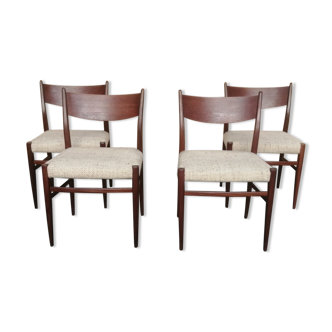Série de 4 chaises SA10 de Cees Braakman pour Pastoe 1960