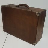 Valise ancienne en bois années 1960