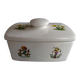 Old earthenware butter dish Secla Portugal