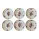 6 large antique earthenware dinner plates from Villeroy & Boch