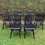 Suite of 6 Fanett chairs by Ilmari Tapiovaara