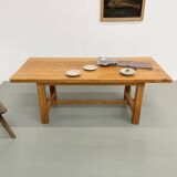 2m solid elm farmhouse table