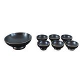 Vintage ceramic dessert or aperitif service
