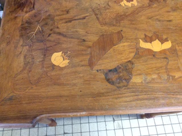 Inlaid side table