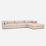 Corner sofa sztokholm beige, scandinavian design