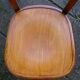 2 FISCHEL chairs, Art Deco 1938 bistro, wooden seat