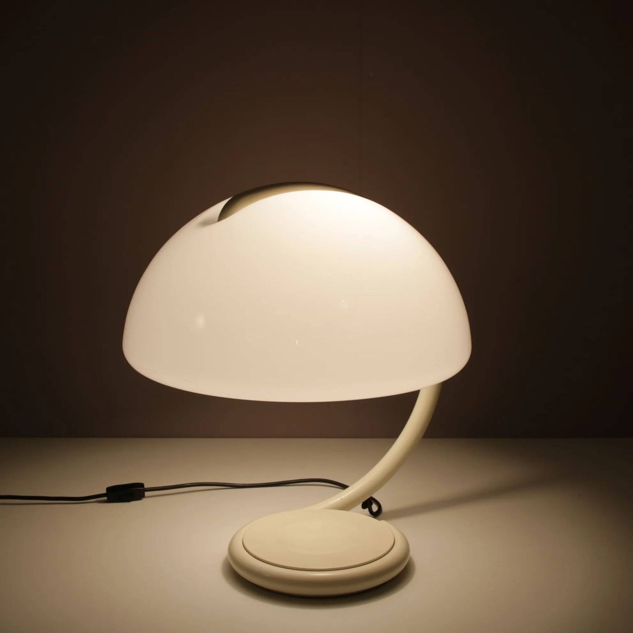 "Serpente" table lamp from the 1970s by Elio Martinelli for Martinelli, Italy