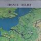 Geographical school, La France Relief map and geology