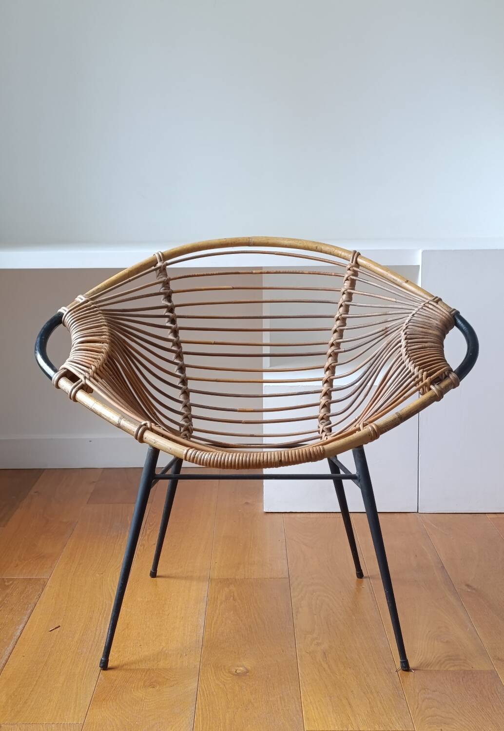 Rattan armchair 1960