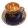 Porcelain cups and saucers