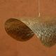 Handmade lotus-shaped brass pendant light