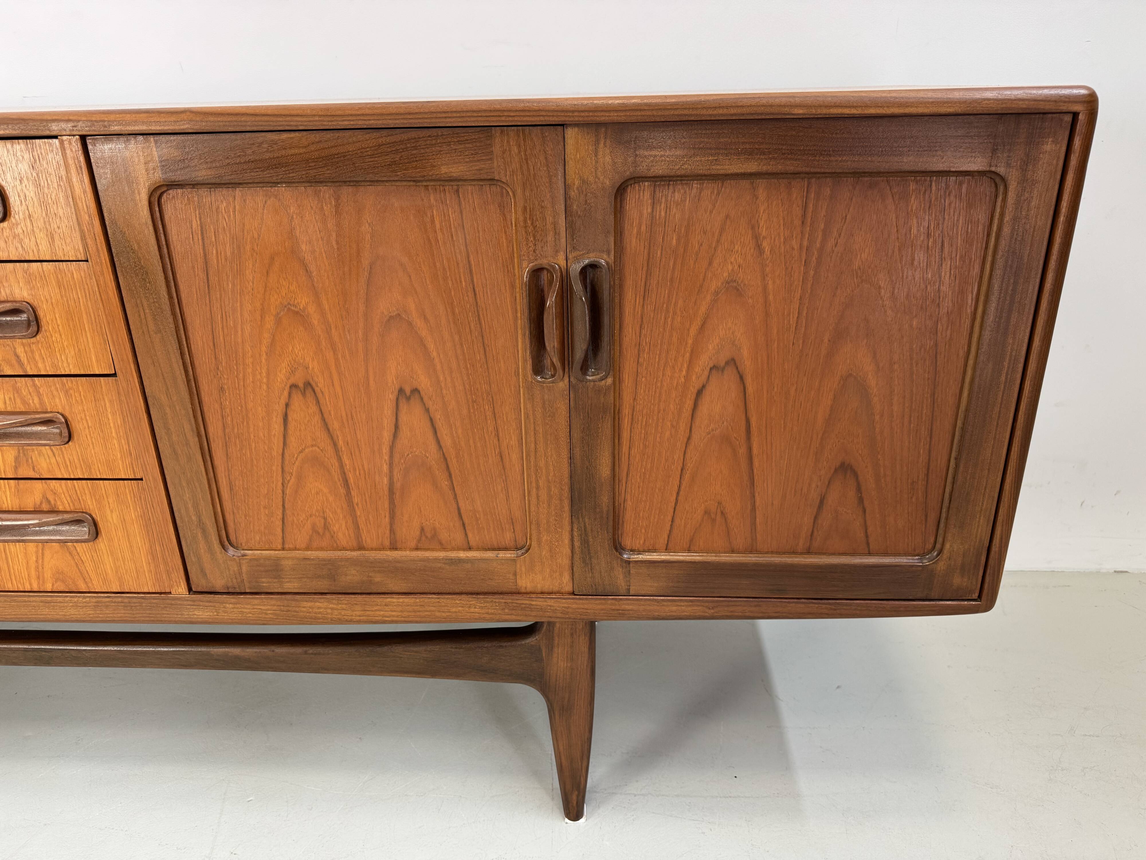 Vintage "Fresco" sideboard by G-Plan, design by V. Wilkins, from the 1960s.