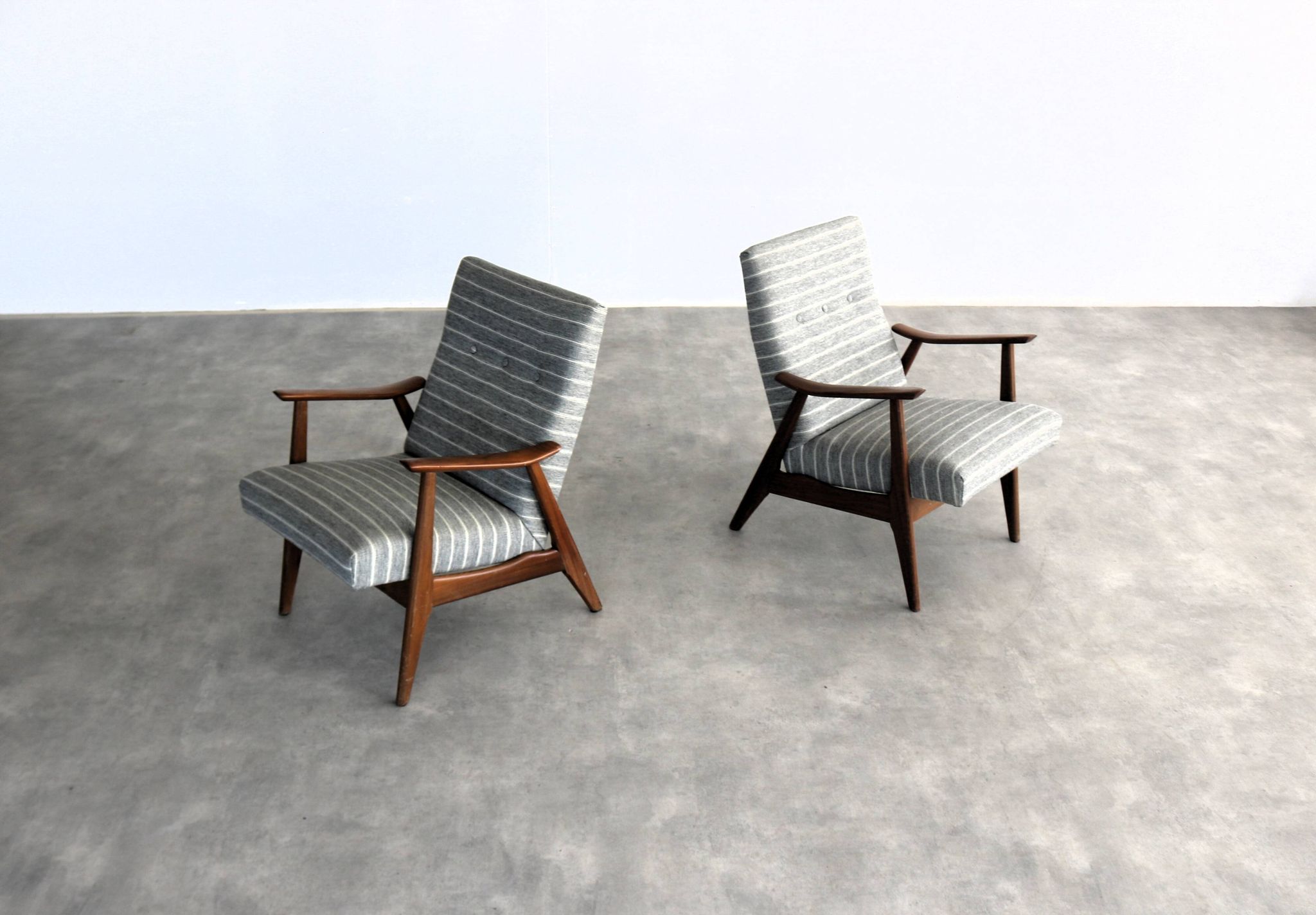 Ensemble de 2 fauteuils vintage | fauteuils | années 1960 | teck