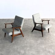 Ensemble de 2 fauteuils vintage | fauteuils | années 1960 | teck