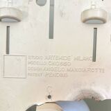 White Cnosso Wall Lamp by Angelo Mangiarotti for Artemide, 1960