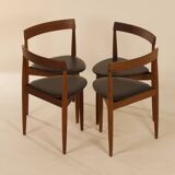 Roundette Dining Chairs by Hans Olsen for Frem Røjle, 1960s – Set of 4