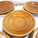 Glazed ceramic plates Gien