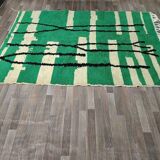 Boujaad rug, ecru with geometric patterns, 250cm x 150cm