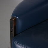 Fauteuil « peggy » des années 1980 par umberto asnago pour georgetti, italie