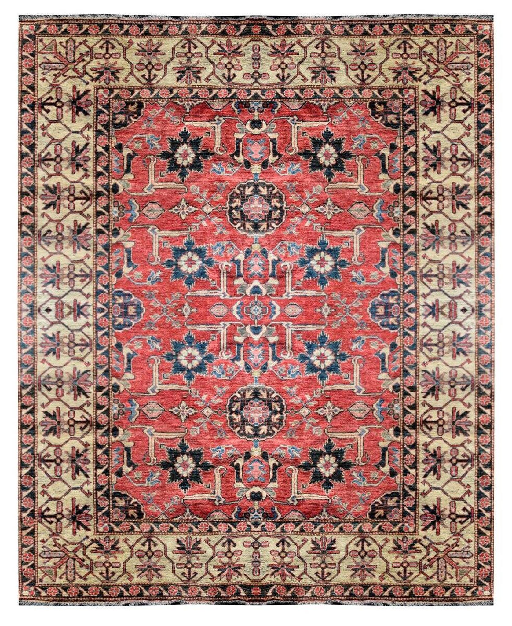 Tapis d'orient Ghazni : 3,20 x 2,20 mètres - Fait main