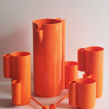 Service to orangeade 9 set designed by Jean-Pierre Vitrac in 1970.