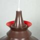 Vintage 1960s Danish design suspended lamp from the Space Age.