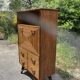 Vintage bamboo bar cabinet
