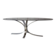 Glass coffee table