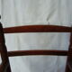 Wooden child's chair and mulched seat