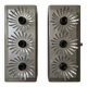 Paire d'appliques flower plexiglas circa 1970