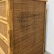 Vintage buffet in rattan and bamboo, Italy, circa 1970.