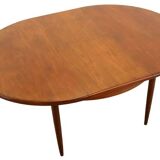 vintage G-Plan ronde eetkamertafel 'Burnstones'
