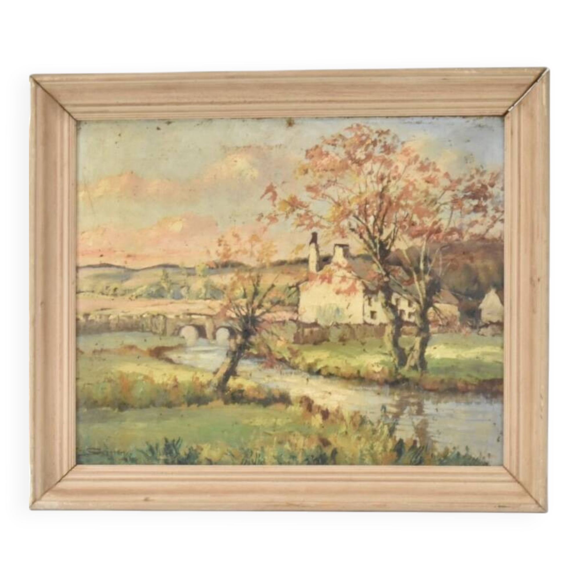 Oil painting canvas