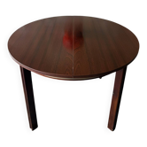 Table scandinave en teck avec rallonges papillons, 4/6 personnes  
