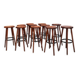 Suite de 11 tabourets de bar