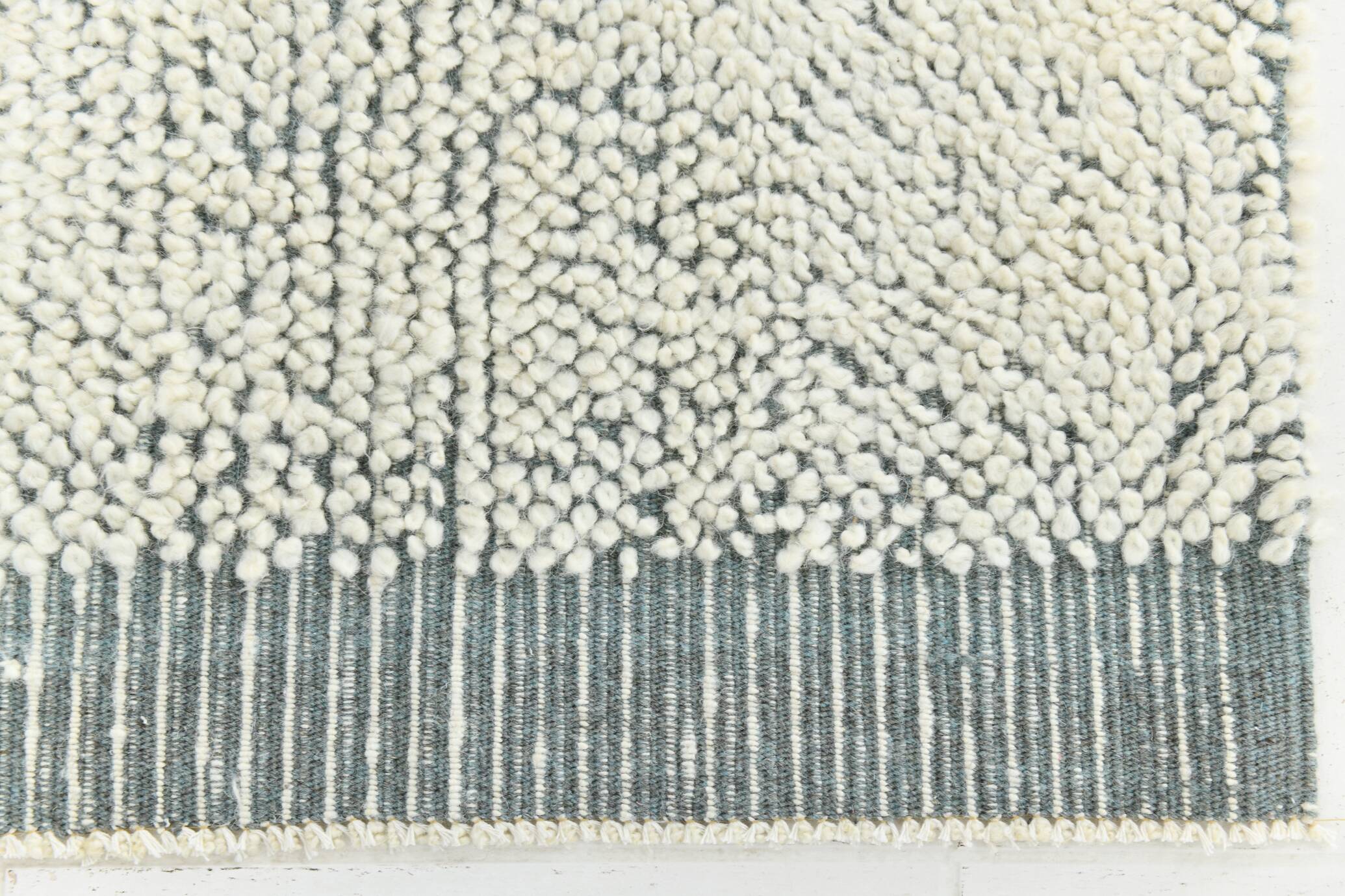 4x7 Shade Of Gray & White Neutral Vintage Rug, 136x199Cm