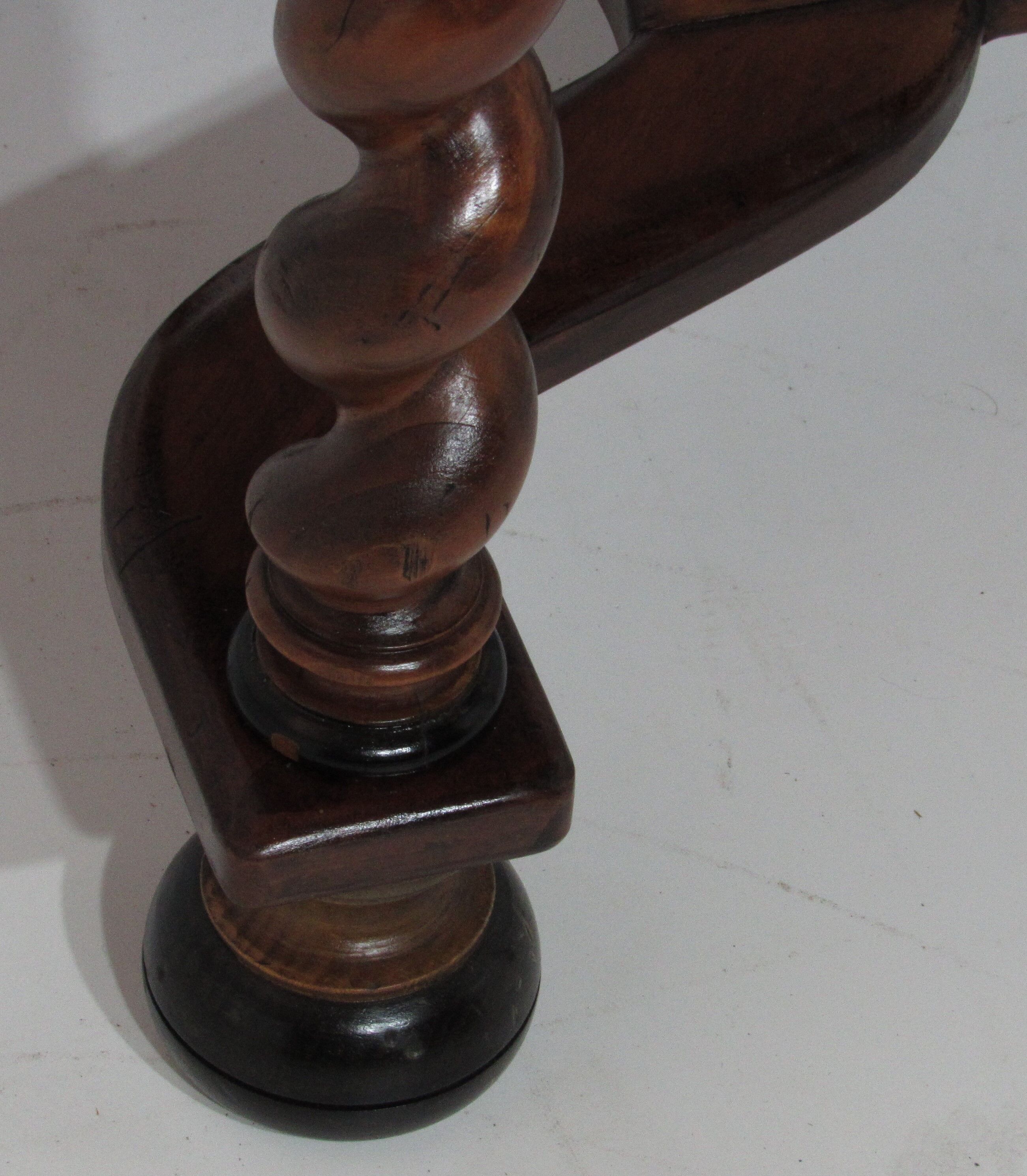 Marked writing table with 1 drawer