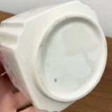 Sadler England Square Ginger Jar or Coffee Jar with Pink Flower Motif, Made for Douwe Egberts