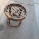 Rattan tabouret