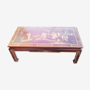 Chinese style coffee table in lacquer